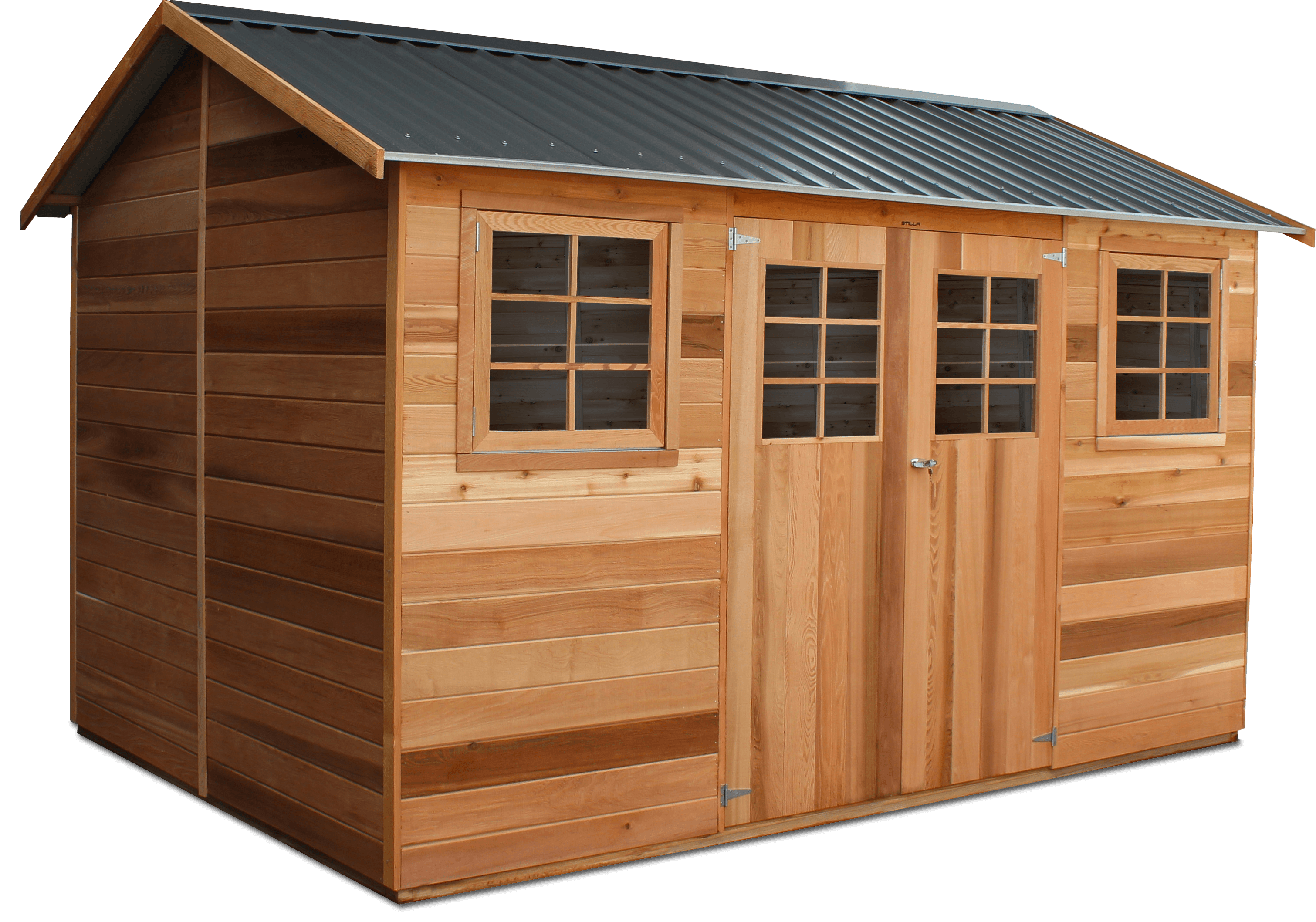 Willow 12x8 Timber Garden Shed 3.64m x 2.53m with Gable 