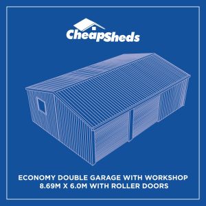 Economy Double Garage with Workshop