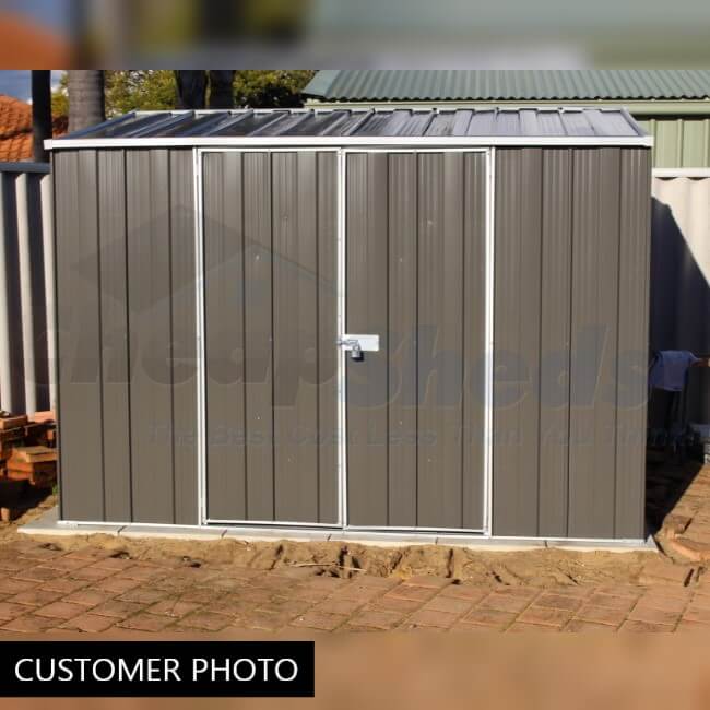 Cheap Sheds - Garden Shed slate grey Perth customer review