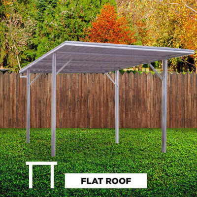 Flat Roof carport kit